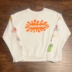 Nickelodeon 90s Cartoon Retro Crewneck Sweatshirt Size Large